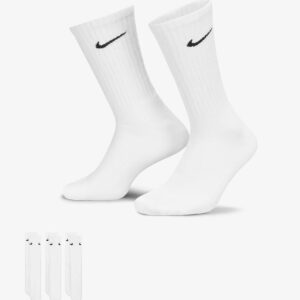NIKE MEN'S EVERYDAY LIGHTWEIGHT CREW TRAINING SOCKS (3PAIRS)