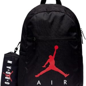 NIKE Air Jordan Backpack Size L, Black, Modern