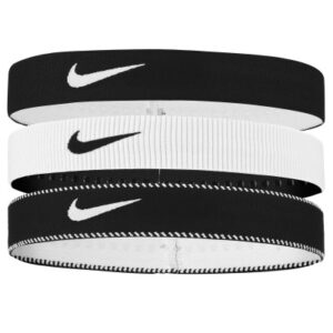 NIKE FLEX CLASSIC WIDE HAIRBAND 3PK BLACK/WHITE